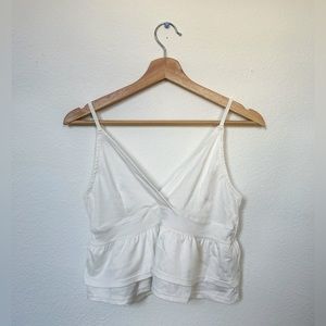 H&M Divided | White Cropped Tank